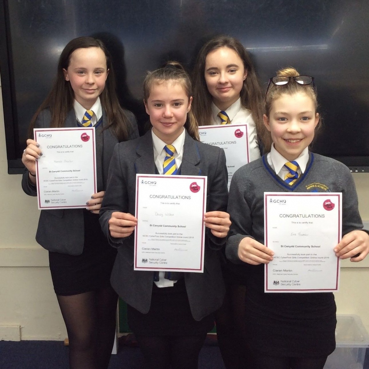 St. Cenydd Community School - Cyber Security Girls Competition