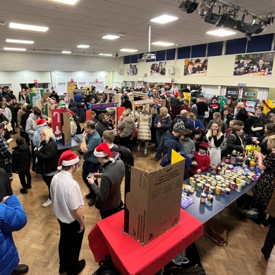 St. Cenydd Community School - Christmas Fayre - Aber Valley Foodbank